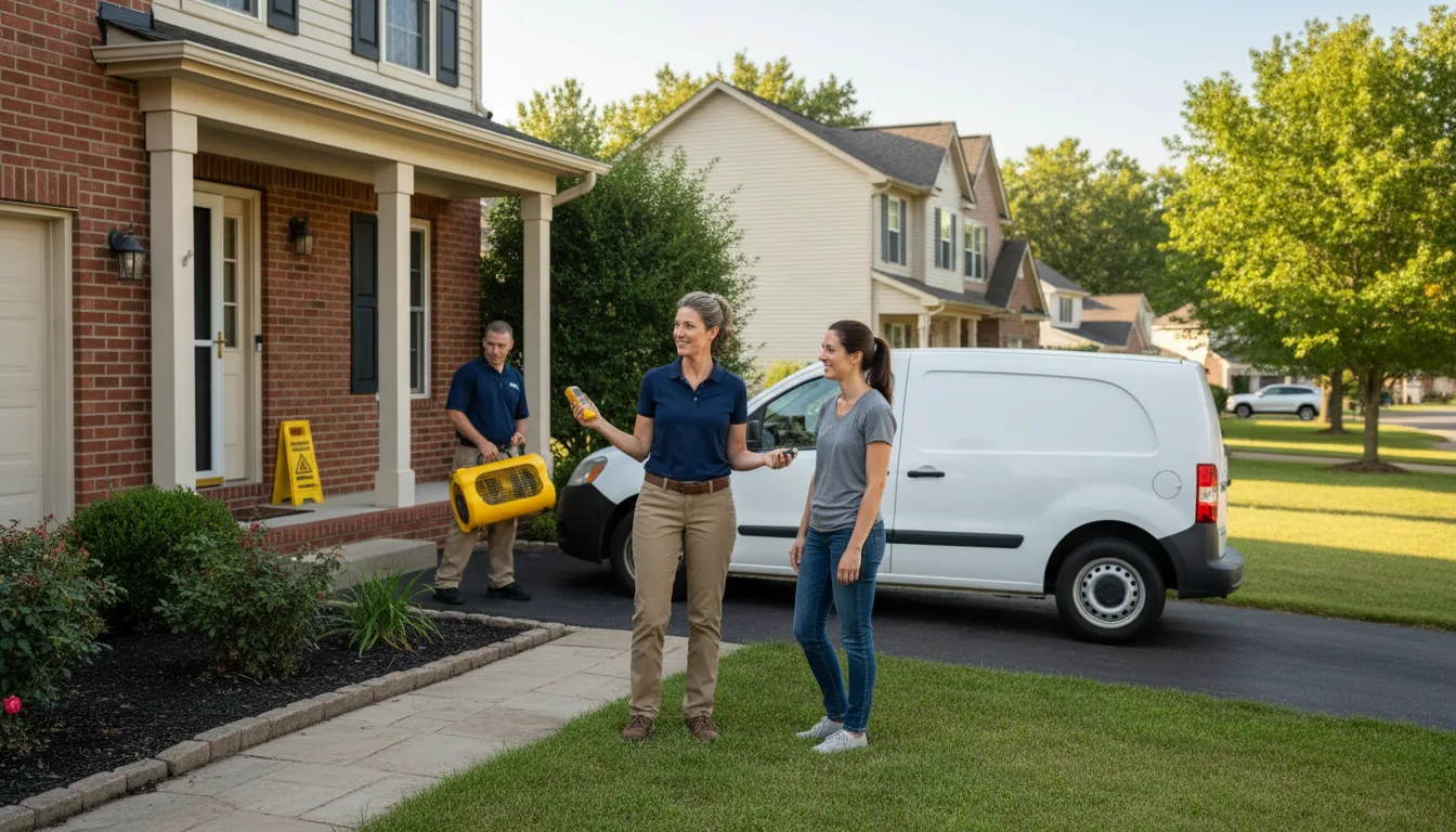 Water restoration image for Mildew Remediation in Cedar Springs, MI